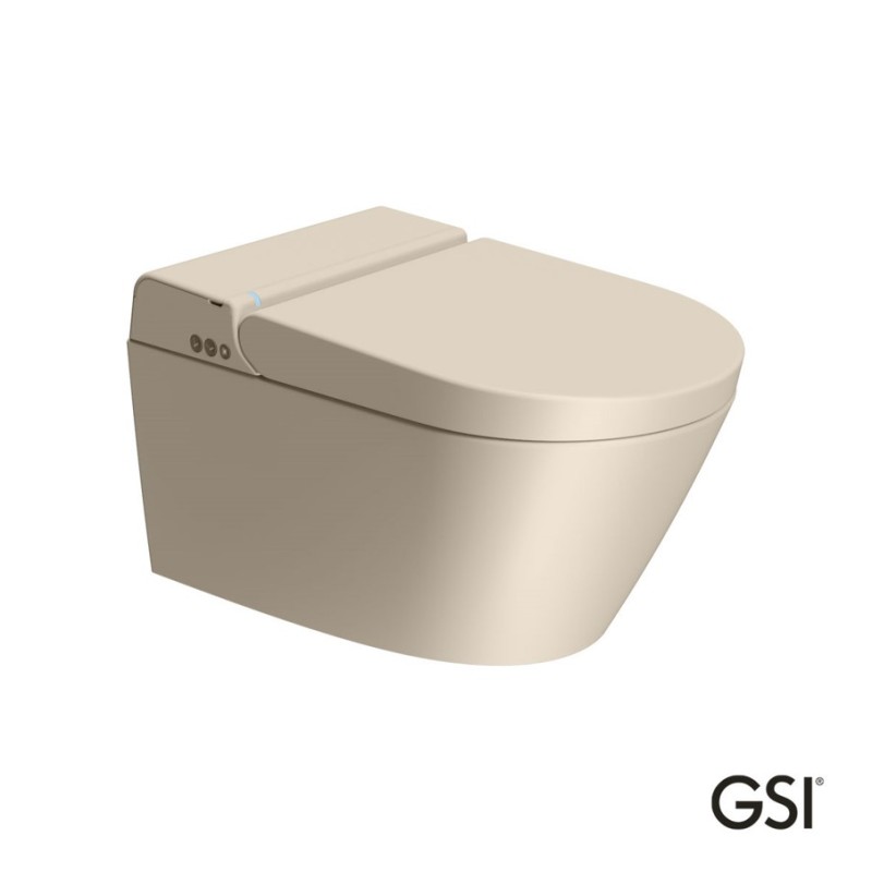 Λεκάνη κρεμαστή 59cm με σύστημα ηλεκτρονικού μπιντέ 7418K Pura WClean Swirl GSI