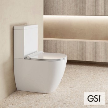 Λεκάνη επιδαπέδια Χ.Π. (back to wall) 63cm με κάλυμμα 880600 Pura Swirl GSI Λεκάνη επιδαπέδια Χ.Π. (back to wall) 63cm με κάλυμμα 880600 Pura Swirl GSI