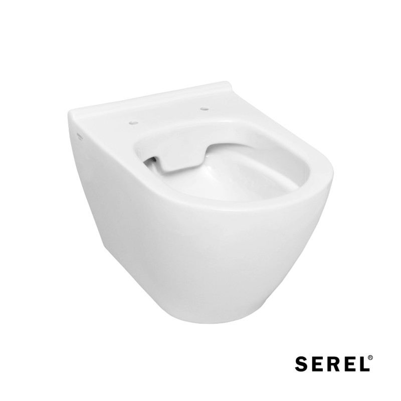 Λεκάνη κρεμαστή 52cm με κάλυμμα slim soft close SM5600SC-300 Smart Serel