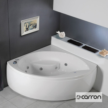 Μπανιέρα ακρυλική με υδρομασάζ γωνιακή 324CH Tranquility Carron