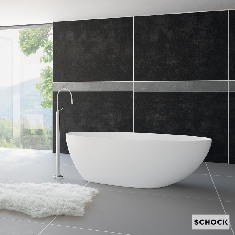 Μπανιέρα ελεύθερης τοποθέτησης mineralicast CLI17085-301 Cliff Schock Μπανιέρα ελεύθερης τοποθέτησης mineralicast CLI17085-301 Cliff Schock