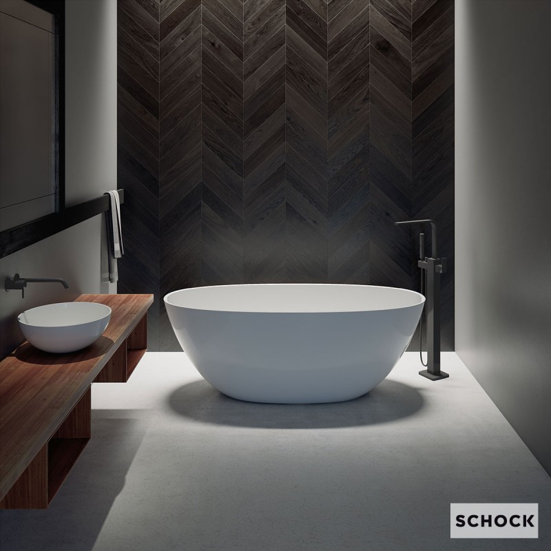 Μπανιέρα ελεύθερης τοποθέτησης mineralicast VIS16070-301 Vista Schock