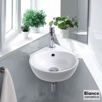 Νιπτήρας κρεμαστός 29,5x31,5cm 33920-300 Nook Bianco Ceramica