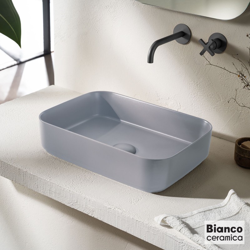 Νιπτήρας επιτραπέζιος 50x36cm 34050 Punto Bianco Ceramica