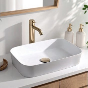 Νιπτήρας επιτραπέζιος 60x38cm 34061 Punto Bianco Ceramica