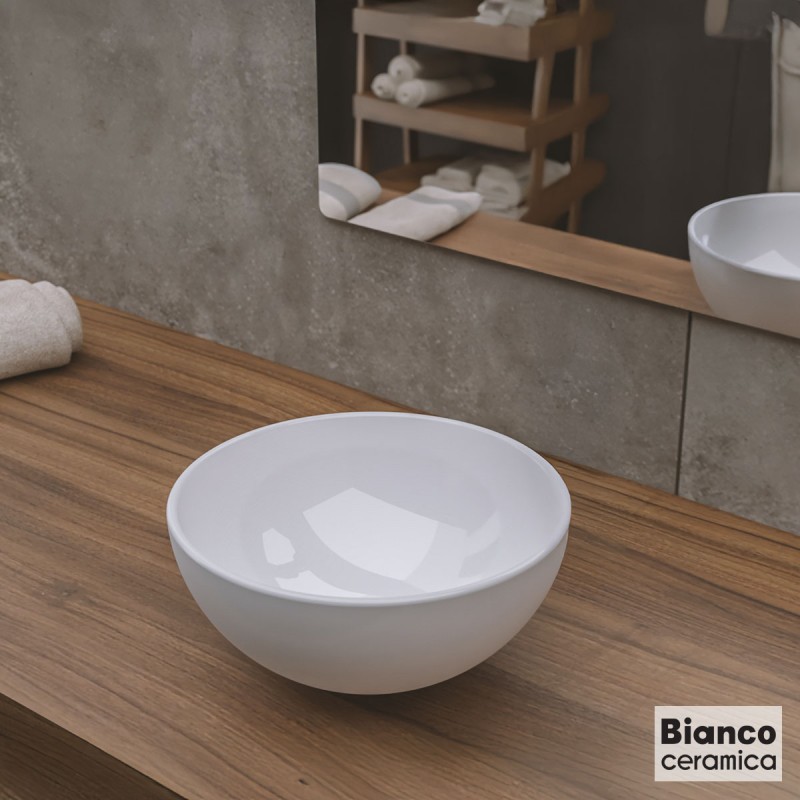 Νιπτήρας επιτραπέζιος Ø26cm 34710-300 Valera Bianco Ceramica