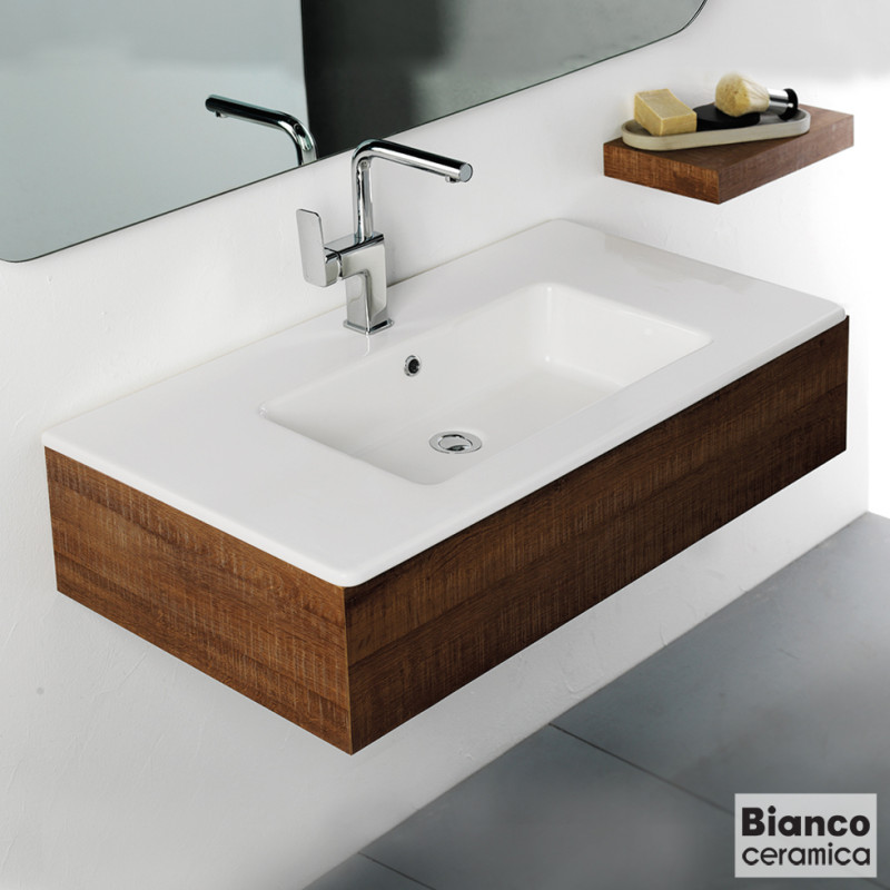 Νιπτήρας επικαθήμενος Flat 46 Bianco Ceramica