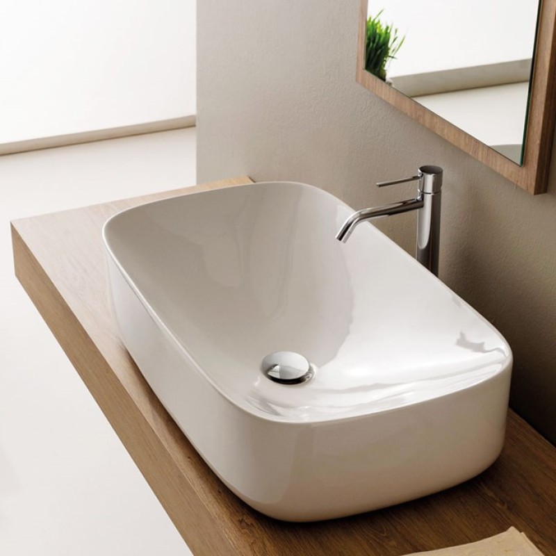 Νιπτήρας επιτραπέζιος 72x42cm Moon  Scarabeo