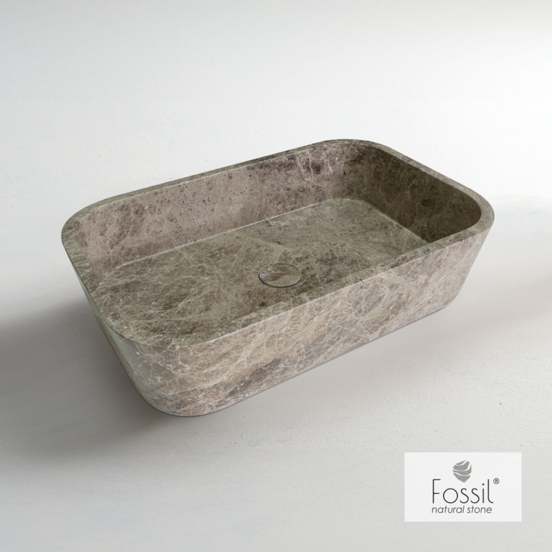 Νιπτήρας επιτραπέζιος 60x38cm DS60 Gaia Fossil Νιπτήρας επιτραπέζιος 60x38cm DS60 Gaia Fossil