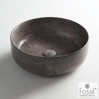 Νιπτήρας Ø33cm Grey Marble MR33-410 Jetti Fossil