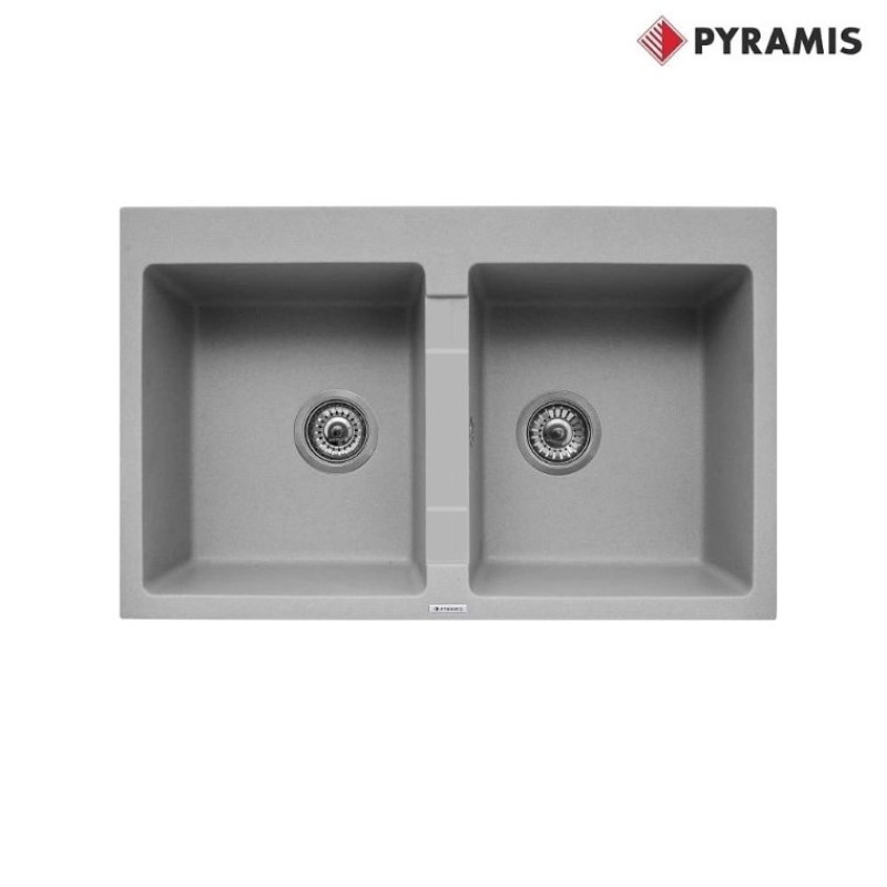 Νεροχύτης 78x50cm Pyragranite Sparta 2B Pyramis