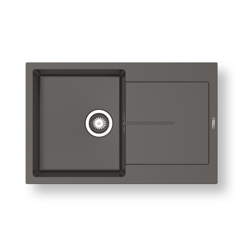 Νεροχύτης 79x50cm Pyragranite Ithaka 1B 1D Pyramis