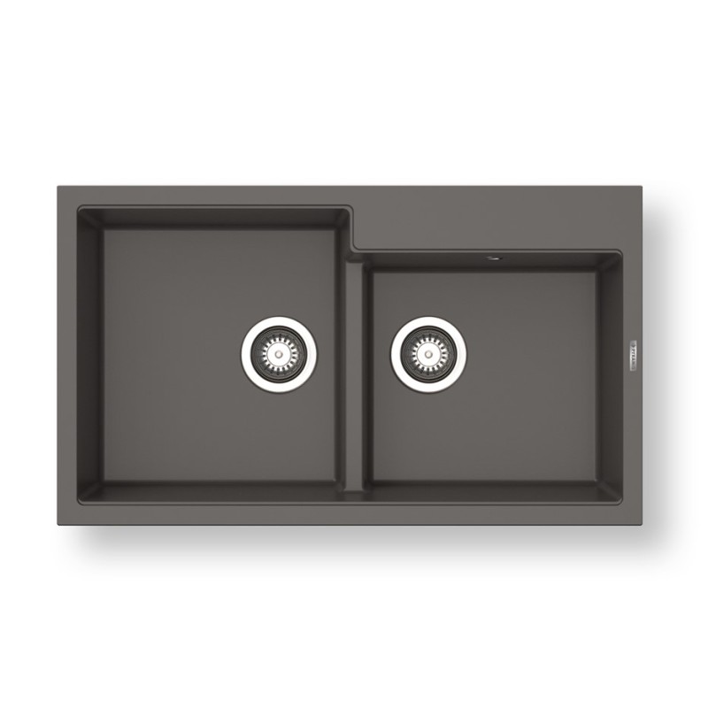 Νεροχύτης 86x50cm Pyragranite Ithaka 1 3/4B Pyramis