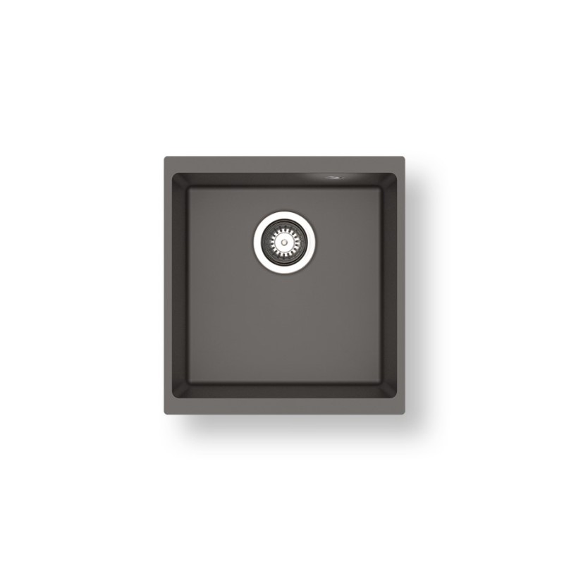 Νεροχύτης 40x40cm Pyragranite Ithaka 1B Pyramis