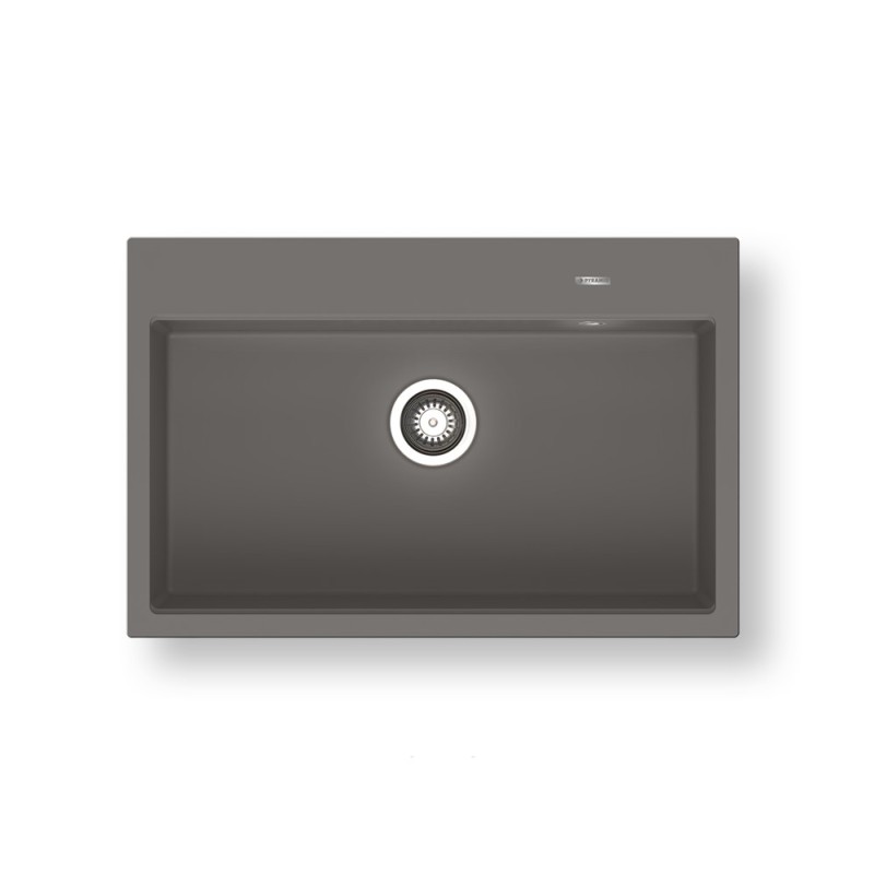 Νεροχύτης 78x51cm Pyragranite Ithaka 1B Pyramis