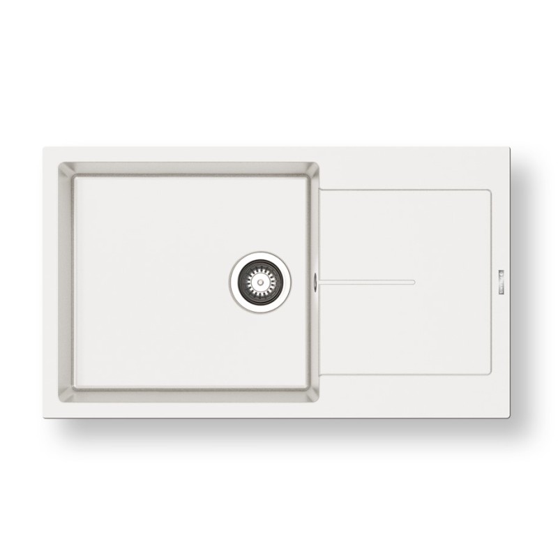 Νεροχύτης 86x50cm Pyragranite Ithaka Plus 1B 1D Pyramis