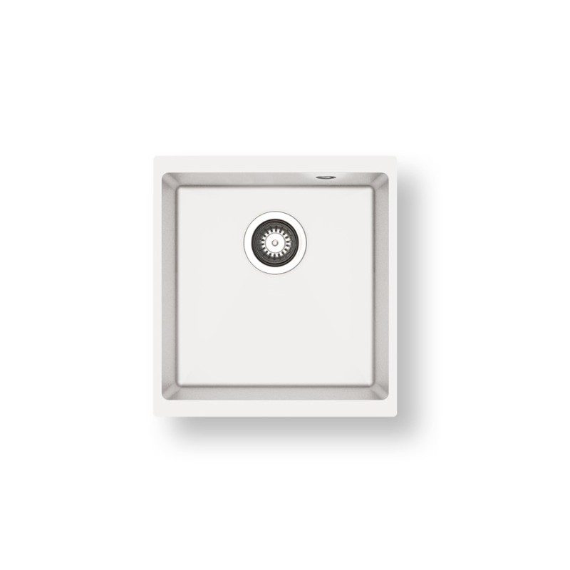 Νεροχύτης 40x40cm Pyragranite Ithaka 1B Pyramis