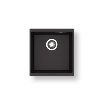 Νεροχύτης 40x40cm Pyragranite Ithaka 1B Pyramis