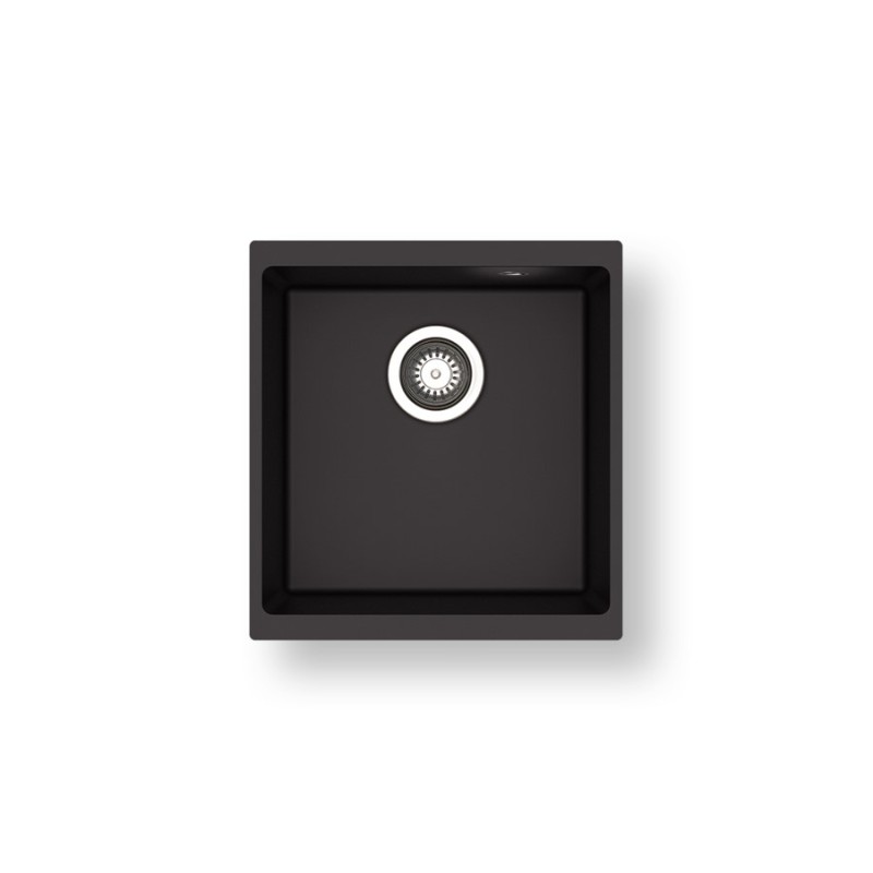 Νεροχύτης 40x40cm Pyragranite Ithaka 1B Pyramis