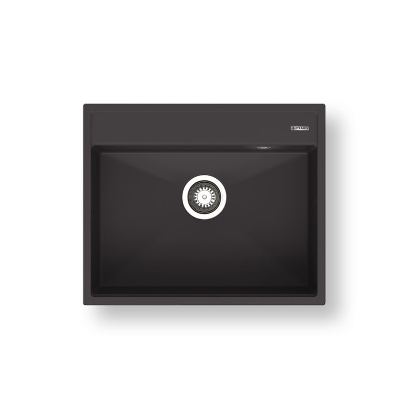 Νεροχύτης 61x51cm Pyragranite Ithaka 1B Pyramis