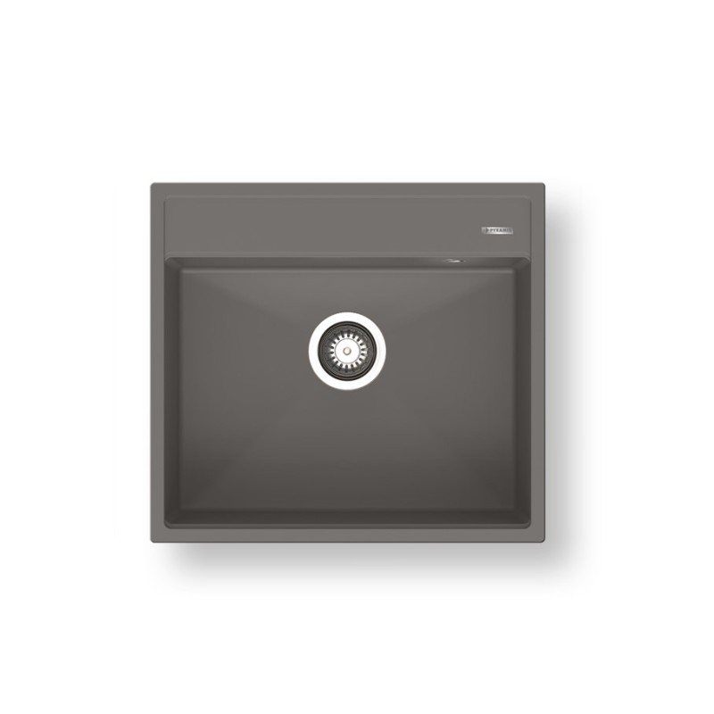 Νεροχύτης 56x51cm Pyragranite Ithaka 1B Pyramis