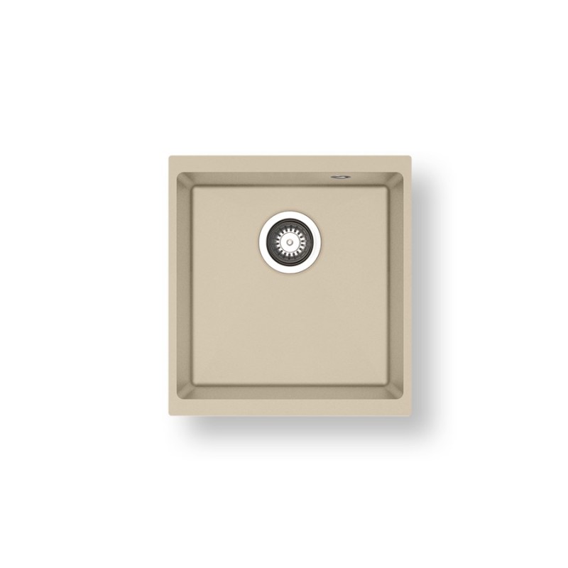 Νεροχύτης 40x40cm Pyragranite Ithaka 1B Pyramis