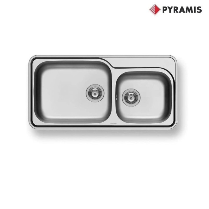 Νεροχύτης 96x48cm Space Plus 108716401 Pyramis