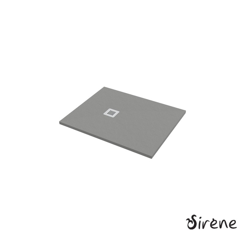 Ντουζιέρα παραλληλόγραμμη 100x80cm από χυτό μάρμαρο S10080 Slate Sirene