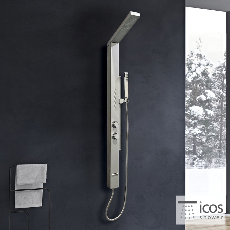 Στήλη ντους-υδρομασάζ εσωτερικού χώρου 4 εξόδων FINA Icos Shower