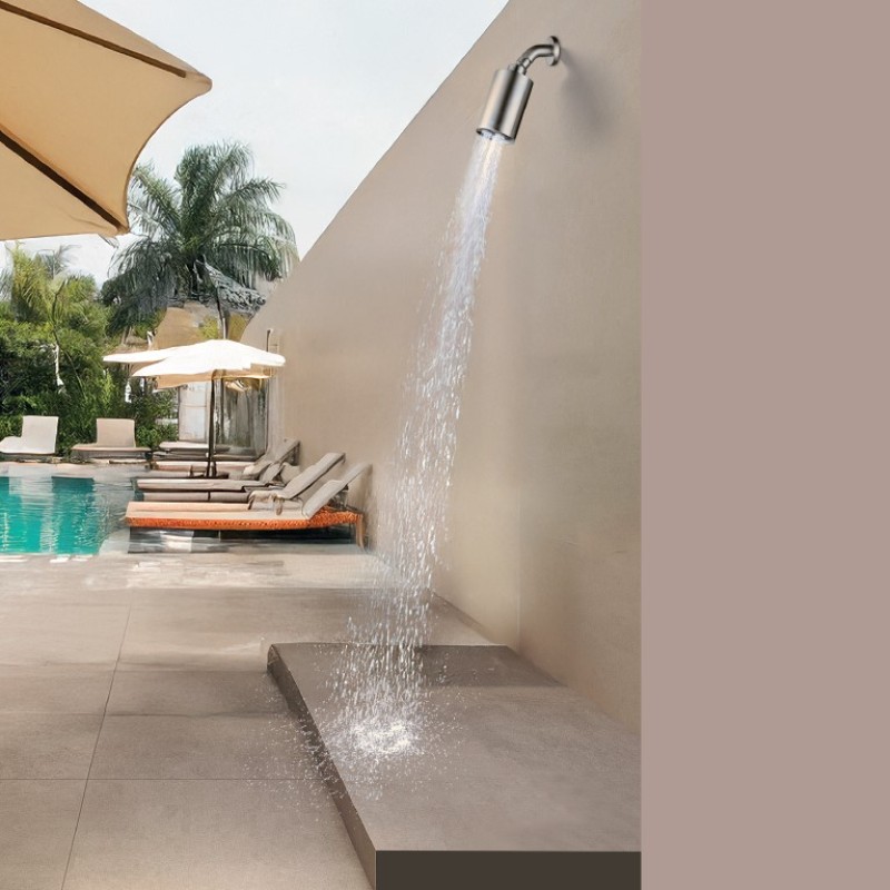 Επιτοίχια κεφαλή ντους εσωτερικού & εξωτερικού χώρου 1 εξόδου GEM-111 Icos Shower