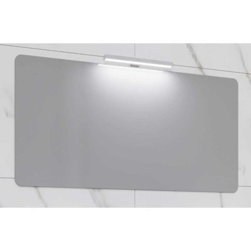 Έπιπλο μπάνιου βάση λάκα και νιπτήρα solid surface Square 120 Faturini