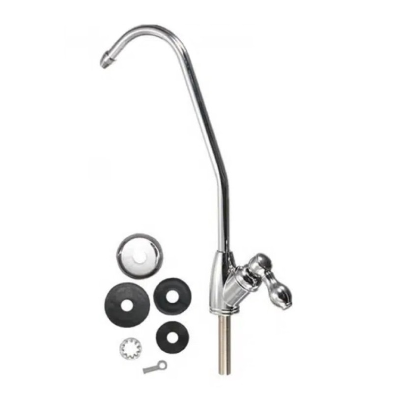 Βρυσάκι κλασσικό μεταλλικό πάγκου κατάλληλο για συσκευές DP Waterflex Βρυσάκι κλασσικό μεταλλικό πάγκου κατάλληλο για συσκευές DP Waterflex