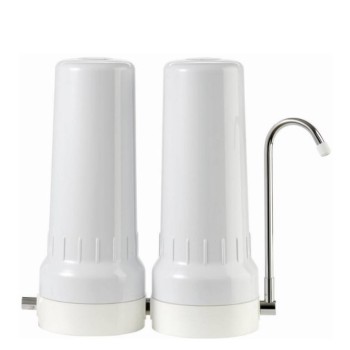 Φίλτρο νερού άνω πάγκου διπλό λευκό Atlas Filtri