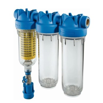 Αυτοκαθαριζόμενο τριπλό φίλτρο νερού Hydra Trio με ανοξείδωτη σίτα RAH 90m 3/4'' Atlas Filtri