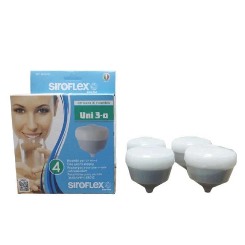 Ανταλλακτικό φίλτρο ενεργού άνθρακα 50μm (σετ 4 τεμαχίων) Uni 3-a 2800/4S Siroflex