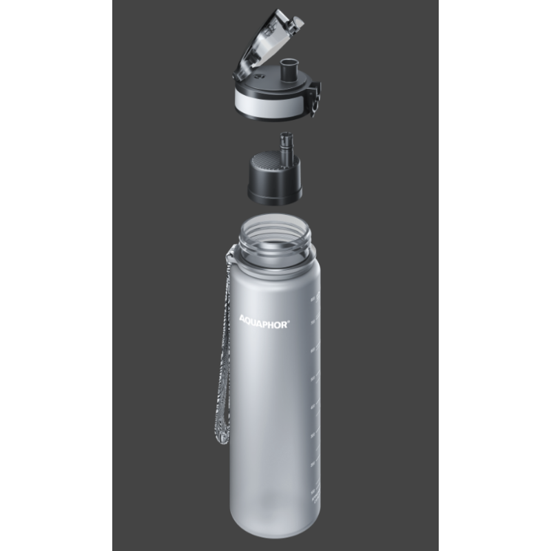 Παγούρι νερού 500 ml με φίλτρο City Bottle Gray 